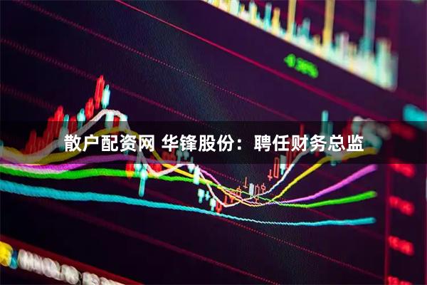 散户配资网 华锋股份：聘任财务总监
